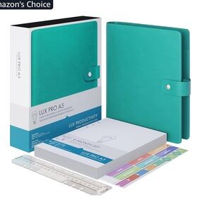 Planner Organizer Undated 6 months NEW Productivity Agenda Calendar Resolution